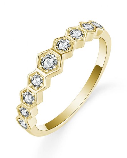 HEXAGON STYLE DIAMOND BAND (TR4924)