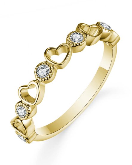 HEART SHAPE DIAMOND BAND (TR4930)