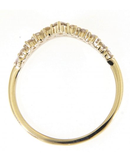CURVED V SHAPE DIAMOND BAND (TR4932)