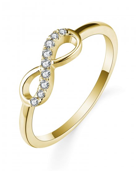 INFINITY STYLE DIAMOND RING (TR4939)
