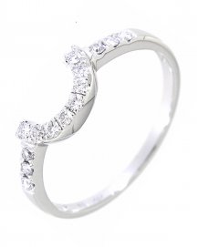 CURVED STYLE DIAMOND BAND (TR493B)