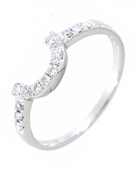 CURVED STYLE DIAMOND BAND (TR493B)