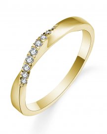 CRISS CROSS STYLE DIAMOND BAND (TR4941)