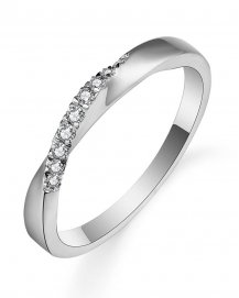 CRISS CROSS STYLE DIAMOND BAND (TR4941)