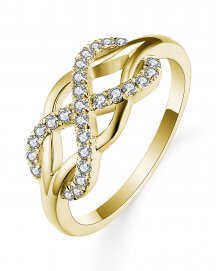 INFINITY INTER LINKED STYLE DIAMOND RING (TR4943)