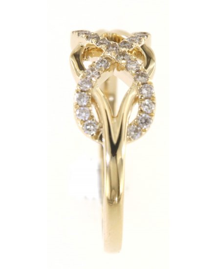 INFINITY INTER LINKED STYLE DIAMOND RING (TR4943)