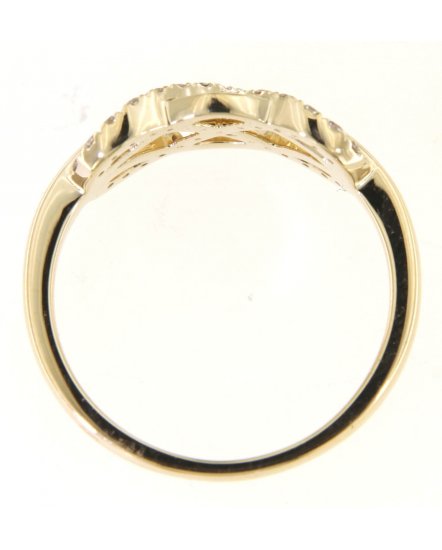 INFINITY INTER LINKED STYLE DIAMOND RING (TR4943)