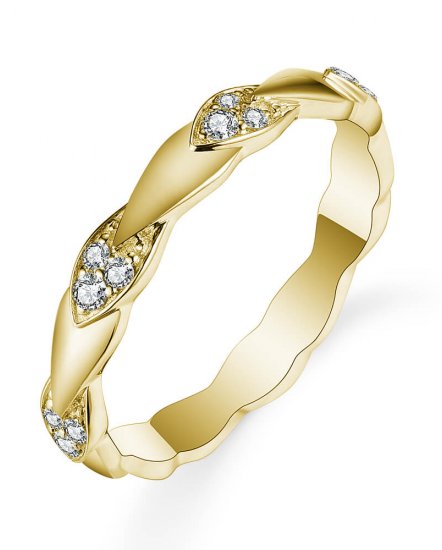 LEAF STYLE DIAMOND BAND (TR4946)