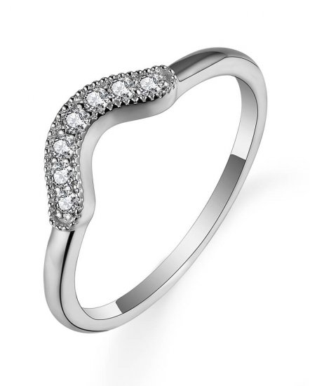 CURVED STYLE DIAMOND BAND (TR4948)
