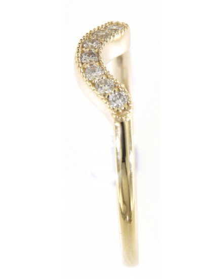 CURVED STYLE DIAMOND BAND (TR4948)