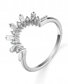 BAGUETTE DIAMOND CURVED BAND (TR4966)