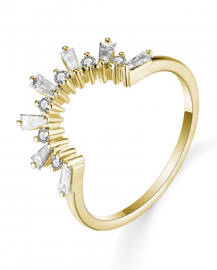 BAGUETTE DIAMOND CURVED BAND (TR4966)