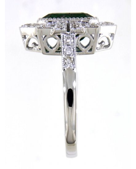 EMERALD CUT DIAMOND RING (TR4982)