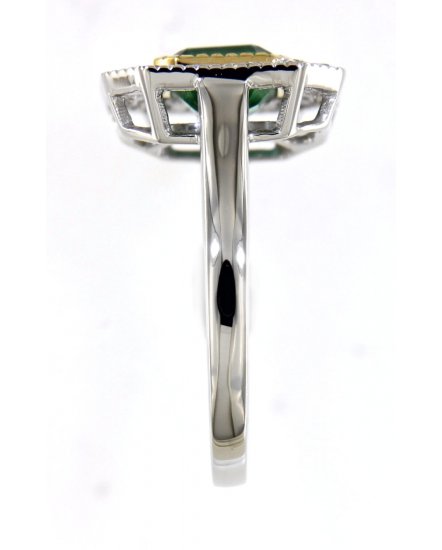 EMERALD CUT DIAMOND RING (TR4984)