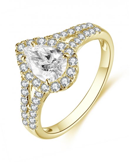 PEAR DIAMOND ENGAGEMENT RING (TR4999)