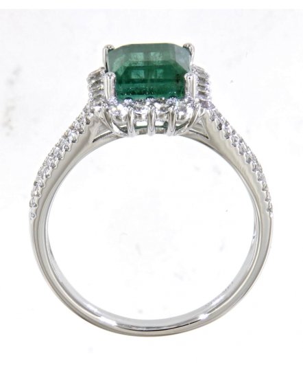 EMERALD CUT DIAMOND RING (TR5006)