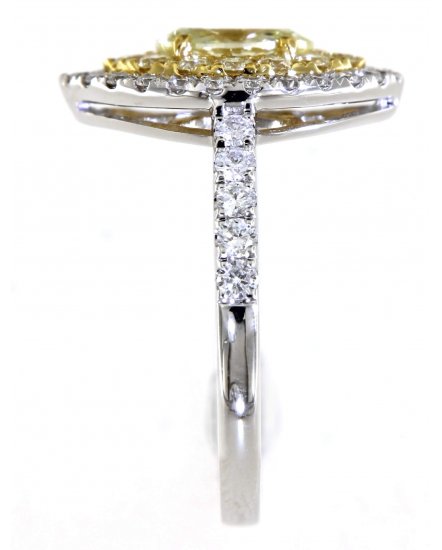MULTI TONE MARQUISE DIAMOND ENGAGEMENT RING (TR5008)