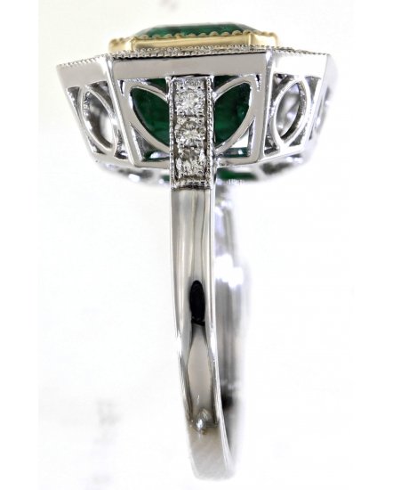 EMERALD CUT DIAMOND RING (TR5036)
