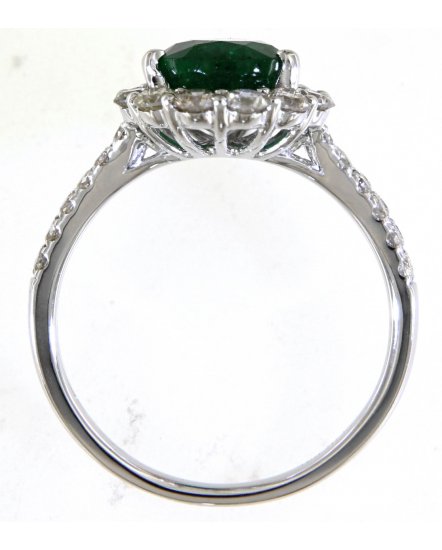 PEAR EMERALD DIAMOND RING (TR5040)
