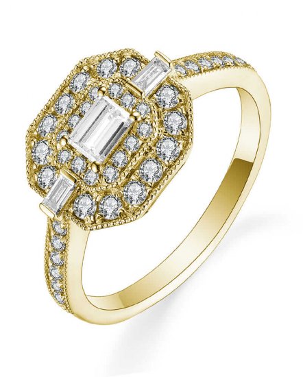 BAGUETTE DIAMOND RING (TR5049)