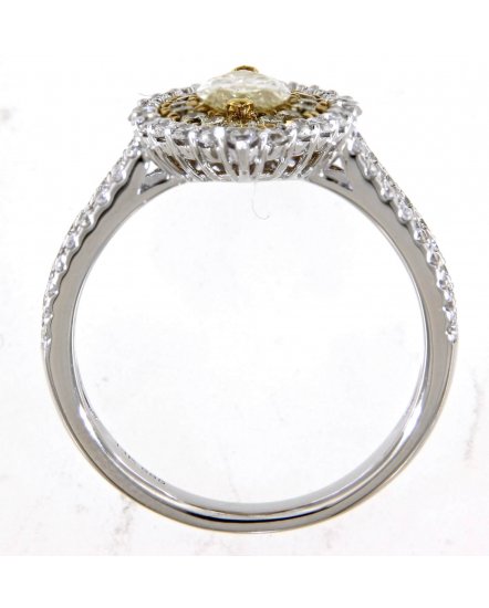 MULTI TONE MARQUISE DIAMOND ENGAGEMENT RING (TR5056)