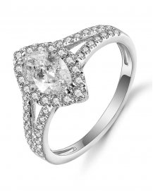 MARQUISE DIAMOND ENGAGEMENT RING (TR5078)