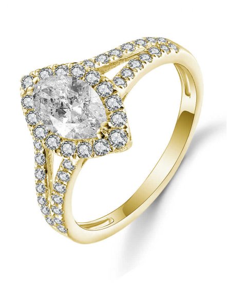 MARQUISE DIAMOND ENGAGEMENT RING (TR5078)