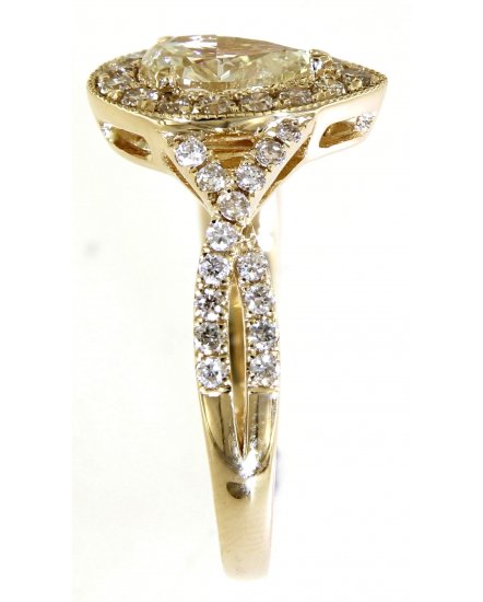 PEAR DIAMOND ENGAGEMENT RING (TR5090)