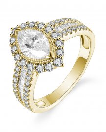 MARQUISE DIAMOND ENGAGEMENT RING (TR5092)