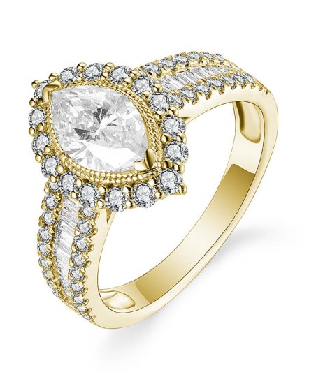 MARQUISE DIAMOND ENGAGEMENT RING (TR5092)