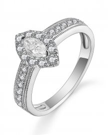 MARQUISE DIAMOND ENGAGEMENT RING (TR5093)