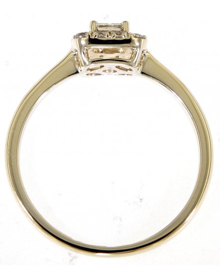 PRINCESS CUT DIAMOND ENGAGEMENT RING (TR5125)