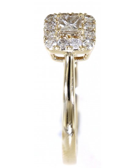 PRINCESS CUT DIAMOND ENGAGEMENT RING (TR5125)