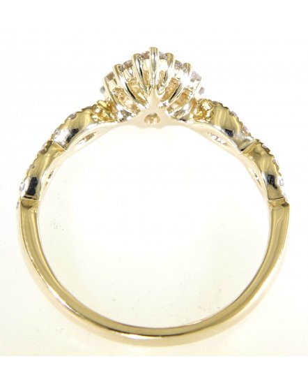 PEAR DIAMOND ENGAGEMENT RING (TR5129)
