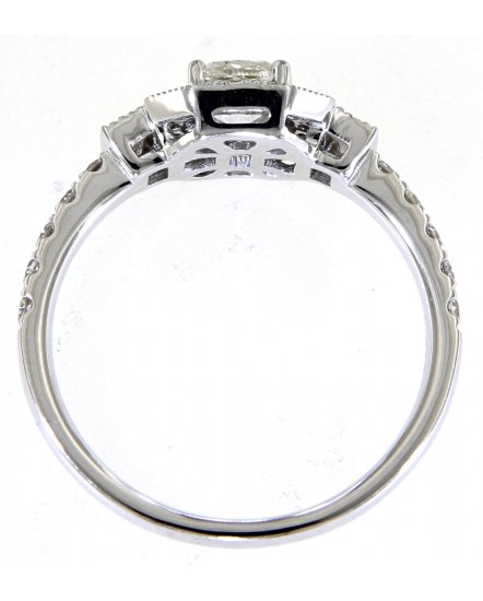 CUSHION DIAMOND ENGAGEMENT RING (TR5131)