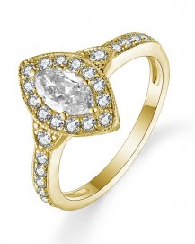 MARQUISE DIAMOND ENGAGEMENT RING (TR5140)