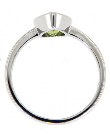 PEAR PERIDOT DIAMOND RING (TR5142)