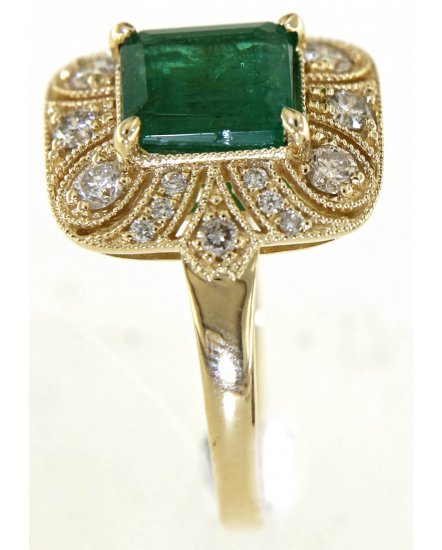 EMERALD CUT DIAMOND RING (TR5150)