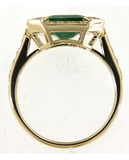 EMERALD CUT DIAMOND RING (TR5151)