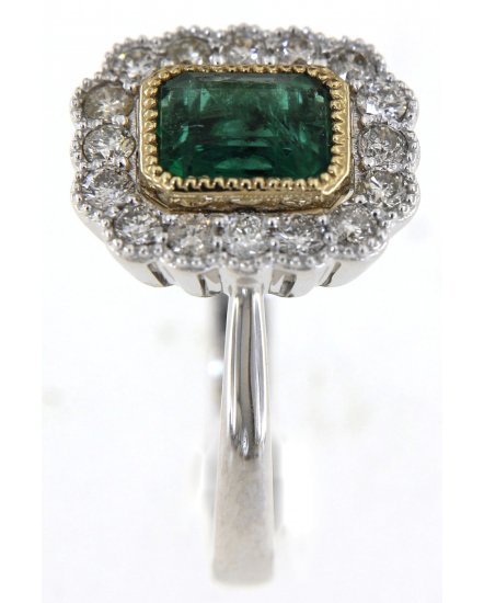 EMERALD CUT DIAMOND RING (TR5155)