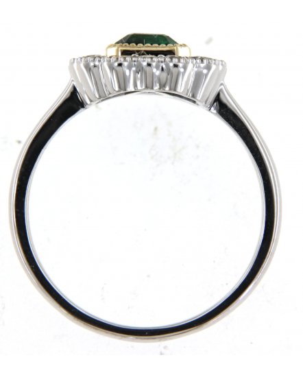 EMERALD CUT DIAMOND RING (TR5155)