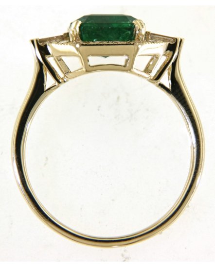 EMERALD CUT DIAMOND RING (TR5162)
