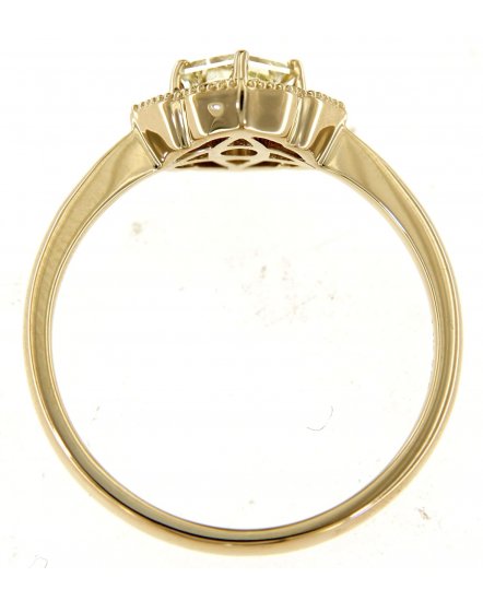 PRINCESS CUT DIAMOND ENGAGEMENT RING (TR5181)