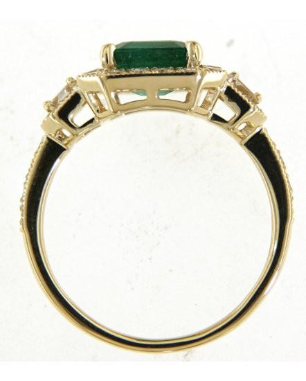 EMERALD CUT DIAMOND RING (TR5193)