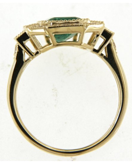 EMERALD CUT DIAMOND RING (TR5196)