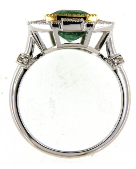 EMERALD CUT DIAMOND RING (TR5215)