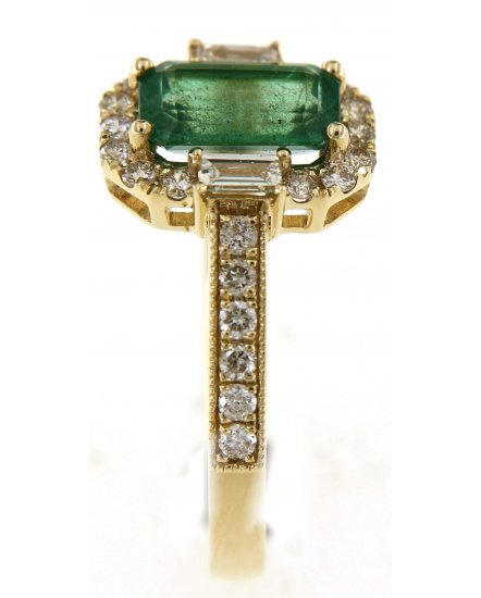 EMERALD CUT DIAMOND RING (TR5216)