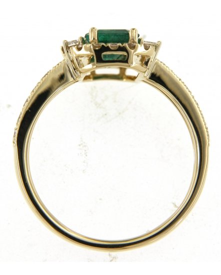 EMERALD CUT DIAMOND RING (TR5216)