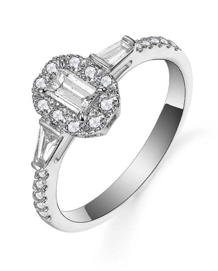 BAGUETTE DIAMOND RING (TR5219)