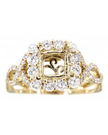 SEMI MOUNT ENGAGEMENT RING (TR521)